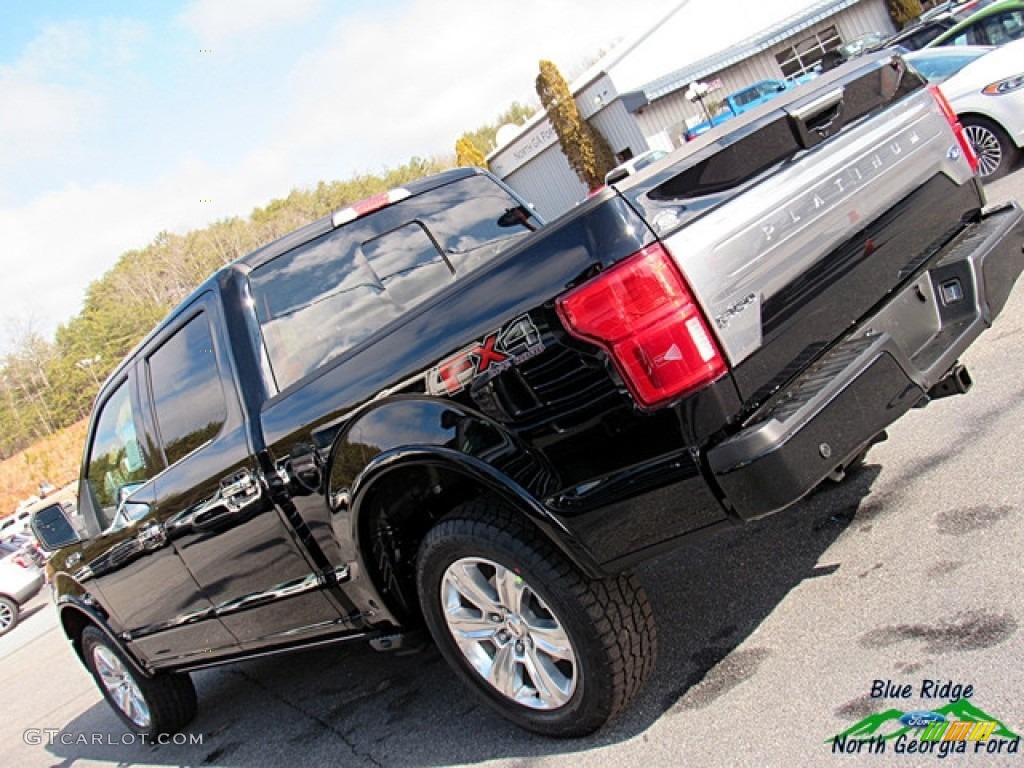 2018 F150 Platinum SuperCrew 4x4 - Shadow Black / Black photo #37