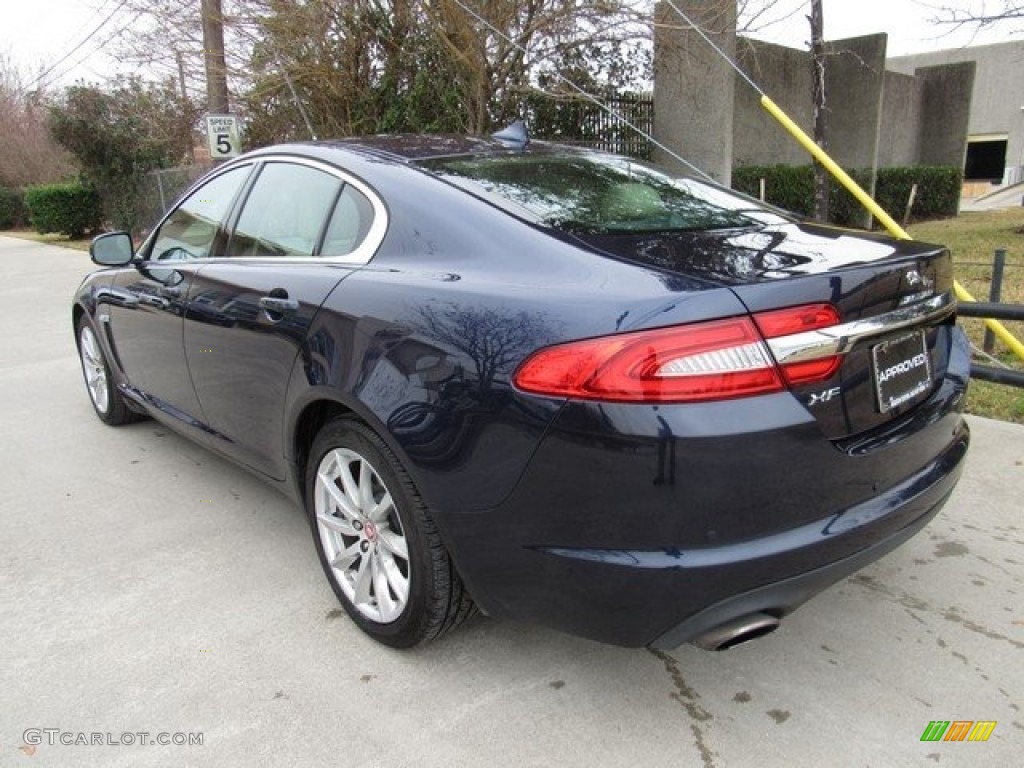 2015 XF 2.0T Premium - Dark Sapphire Metallic / Barley/Warm Charcoal photo #2