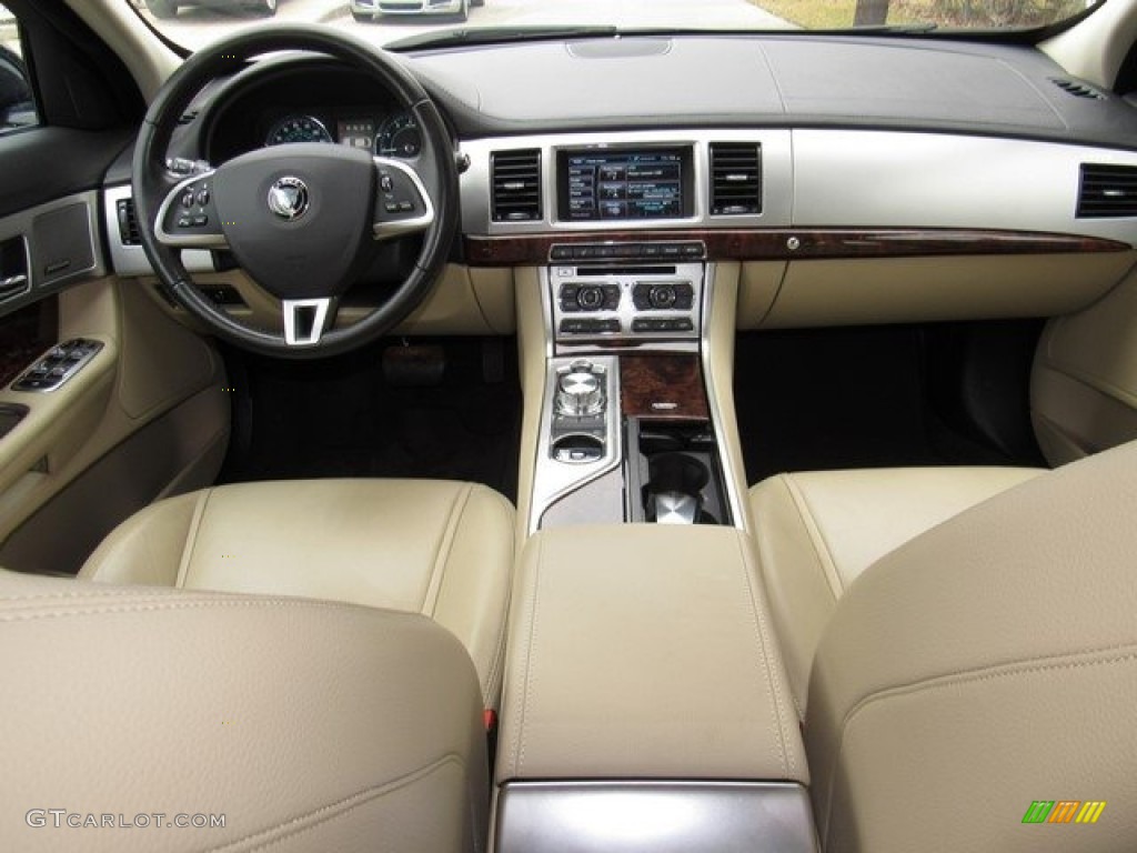 2015 XF 2.0T Premium - Dark Sapphire Metallic / Barley/Warm Charcoal photo #5