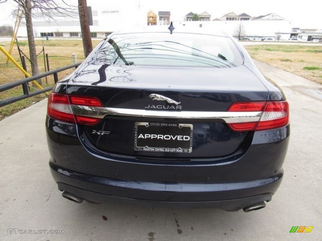 2015 XF 2.0T Premium - Dark Sapphire Metallic / Barley/Warm Charcoal photo #9