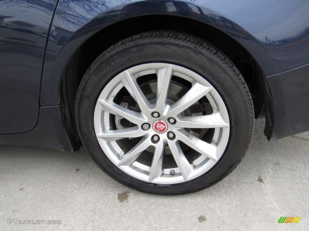 2015 XF 2.0T Premium - Dark Sapphire Metallic / Barley/Warm Charcoal photo #13