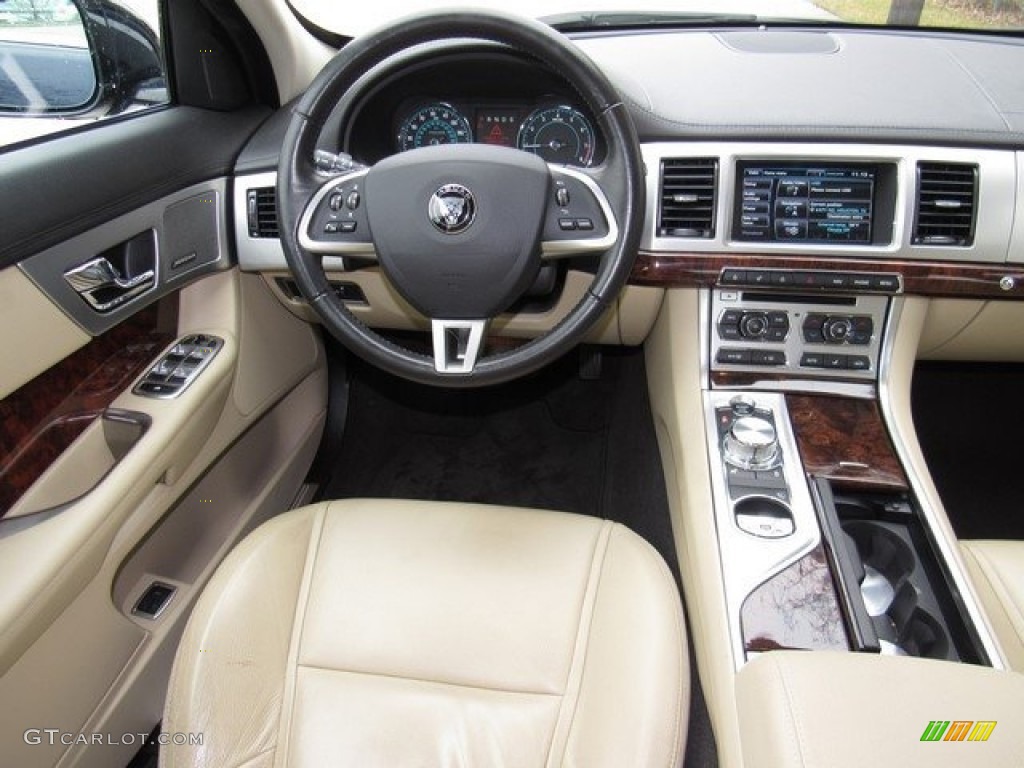 2015 XF 2.0T Premium - Dark Sapphire Metallic / Barley/Warm Charcoal photo #15