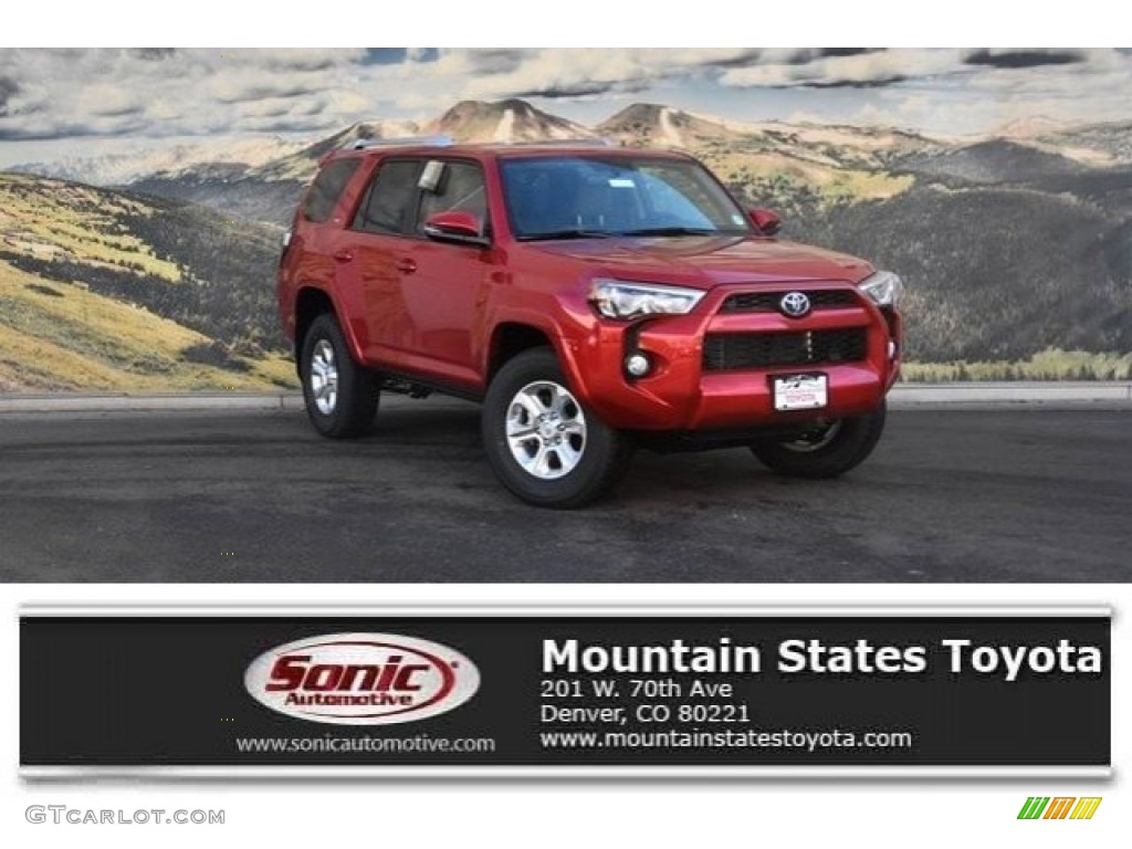 Barcelona Red Metallic Toyota 4Runner