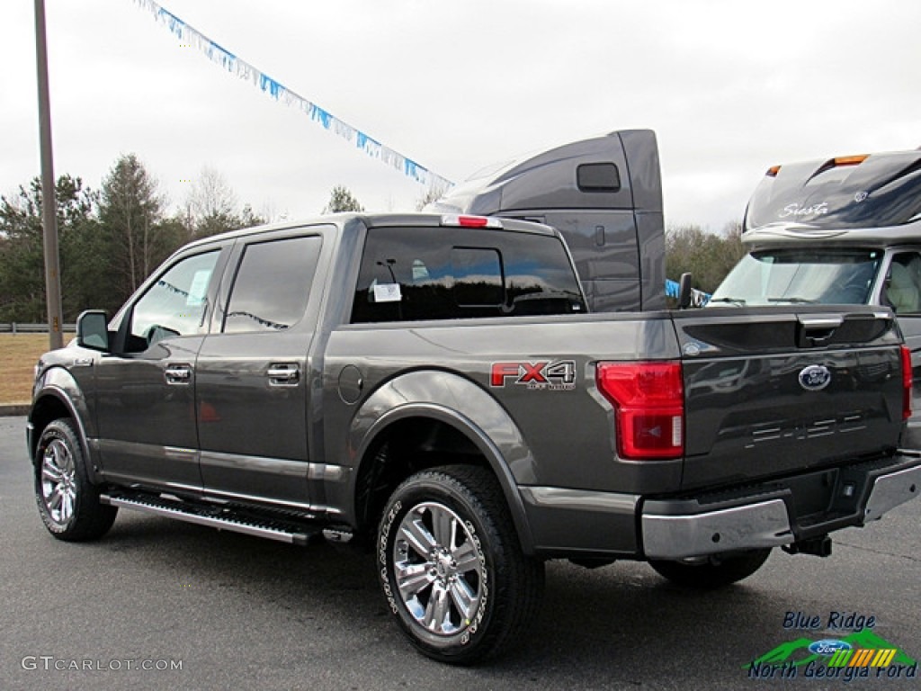 2018 F150 Lariat SuperCrew 4x4 - Magnetic / Black photo #3