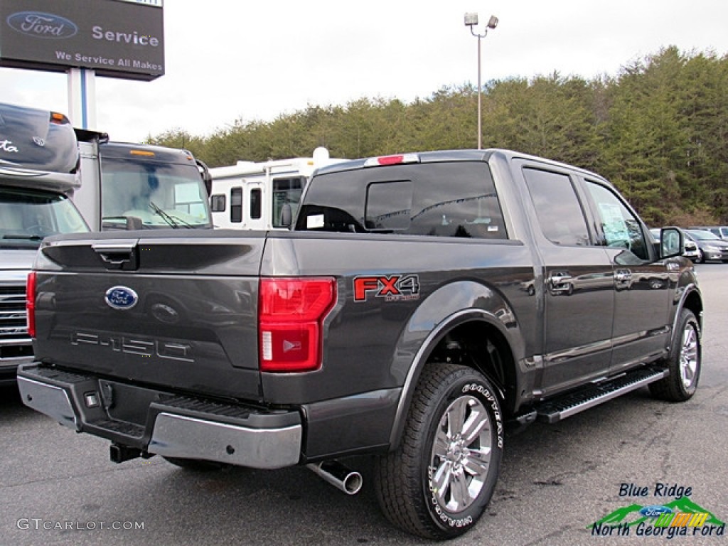 2018 F150 Lariat SuperCrew 4x4 - Magnetic / Black photo #5