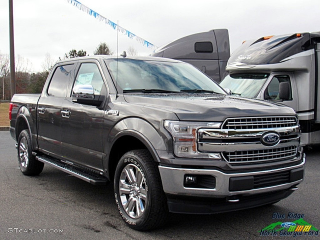 2018 F150 Lariat SuperCrew 4x4 - Magnetic / Black photo #7