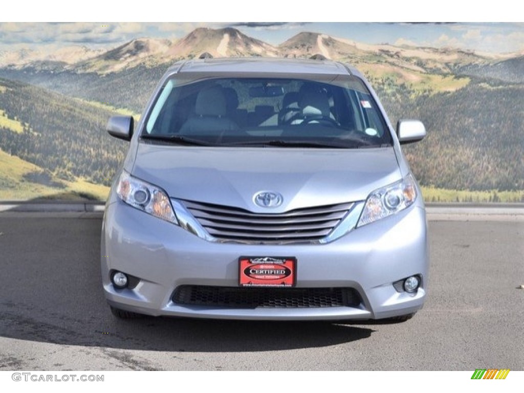 2016 Sienna XLE Premium - Silver Sky Metallic / Ash photo #4