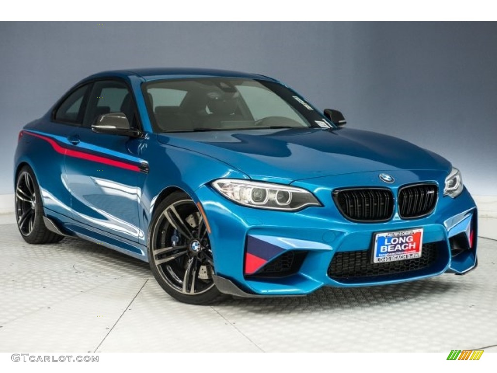 2016 M2 Coupe - Long Beach Blue Metallic / Black/Blue Highlight photo #12