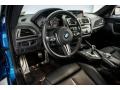 Black/Blue Highlight Front Seat Photo for 2016 BMW M2 #125285555