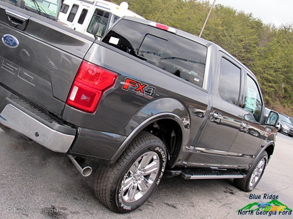 2018 F150 Lariat SuperCrew 4x4 - Magnetic / Black photo #39