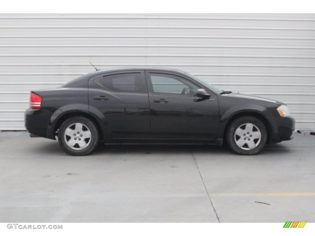 2010 Avenger SXT - Brilliant Black Crystal Pearl / Dark Slate Gray photo #10