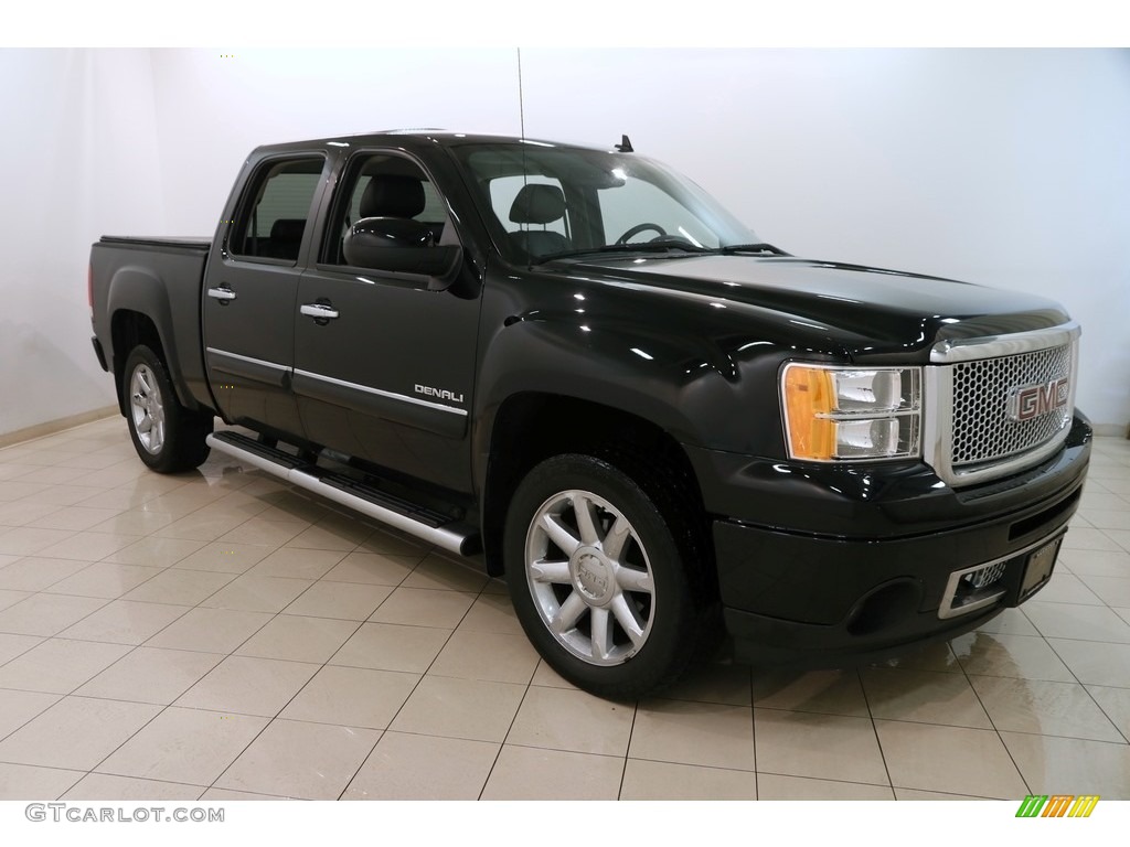 2013 Sierra 1500 Denali Crew Cab AWD - Onyx Black / Ebony photo #1