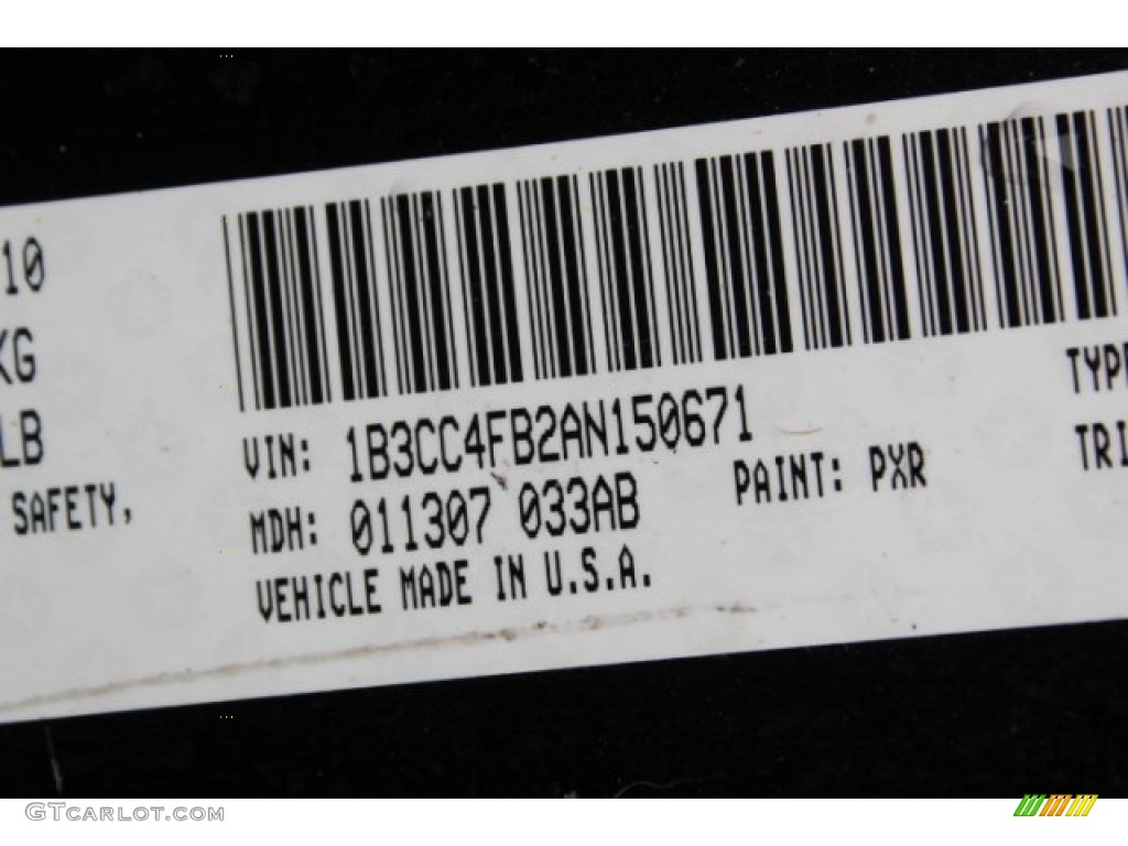 2010 Avenger SXT - Brilliant Black Crystal Pearl / Dark Slate Gray photo #31