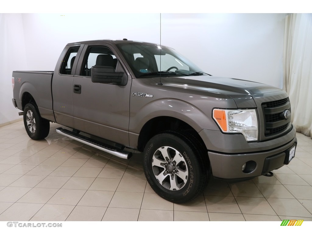 2014 F150 STX SuperCab 4x4 - Sterling Grey / Steel Grey photo #1