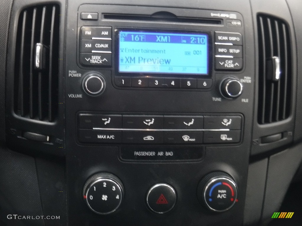 2009 Elantra Touring - Quicksilver / Black photo #13