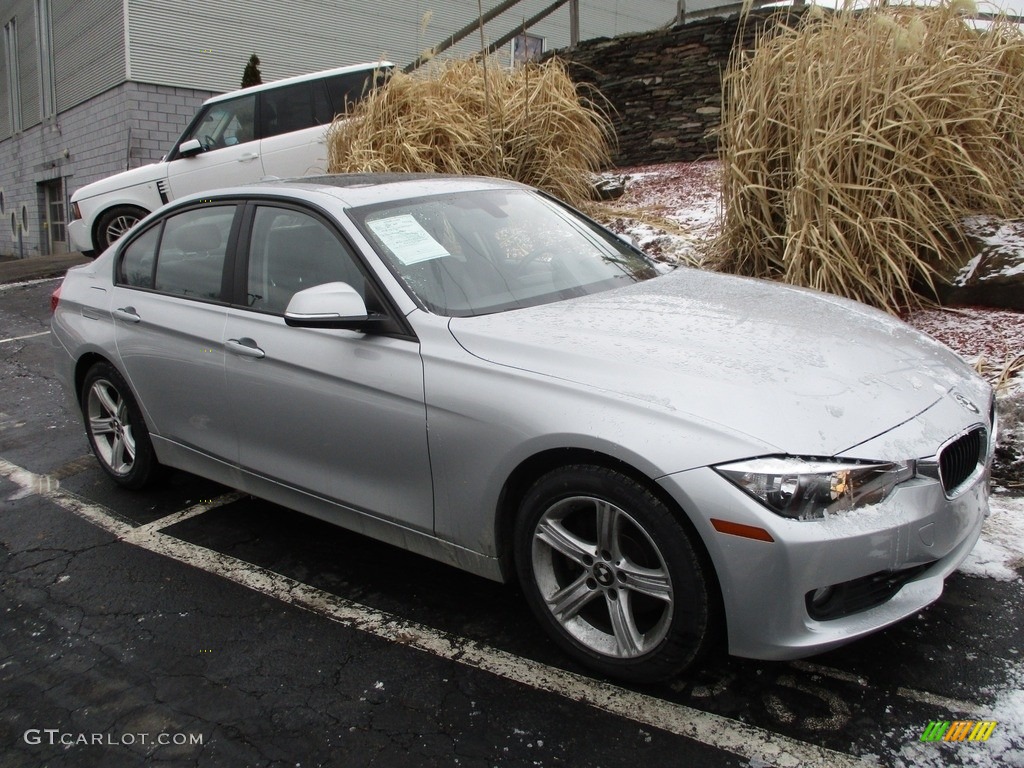 2013 3 Series 328i xDrive Sedan - Glacier Silver Metallic / Black photo #1