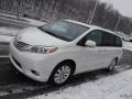2015 Blizzard White Pearl Toyota Sienna Limited AWD  photo #6