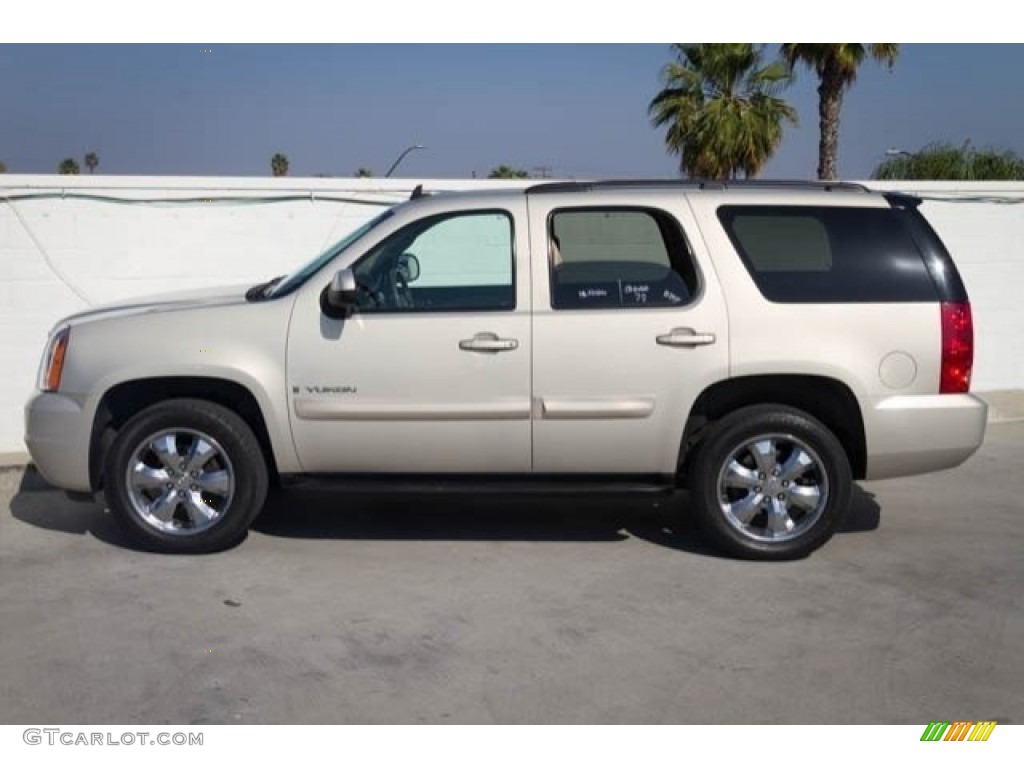 2007 Yukon SLE - Gold Mist Metallic / Light Tan photo #14