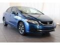 Dyno Blue Pearl - Civic EX Sedan Photo No. 2