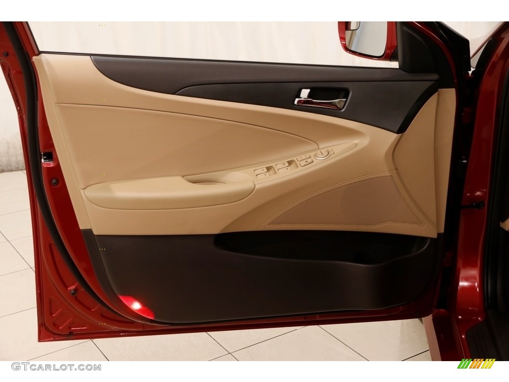 2014 Sonata GLS - Venetian Red / Camel photo #4
