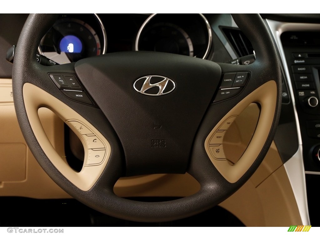 2014 Sonata GLS - Venetian Red / Camel photo #6