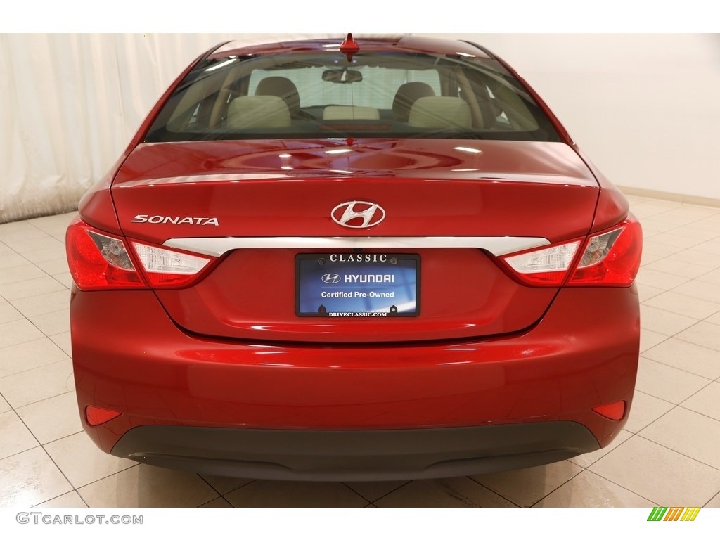 2014 Sonata GLS - Venetian Red / Camel photo #19