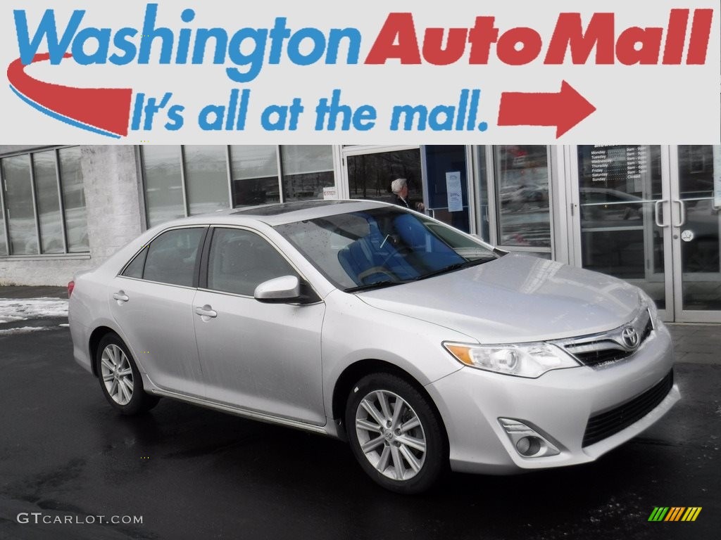 2014 Camry XLE - Classic Silver Metallic / Ash photo #1