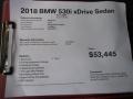 2018 Jet Black BMW 5 Series 530i xDrive Sedan  photo #12