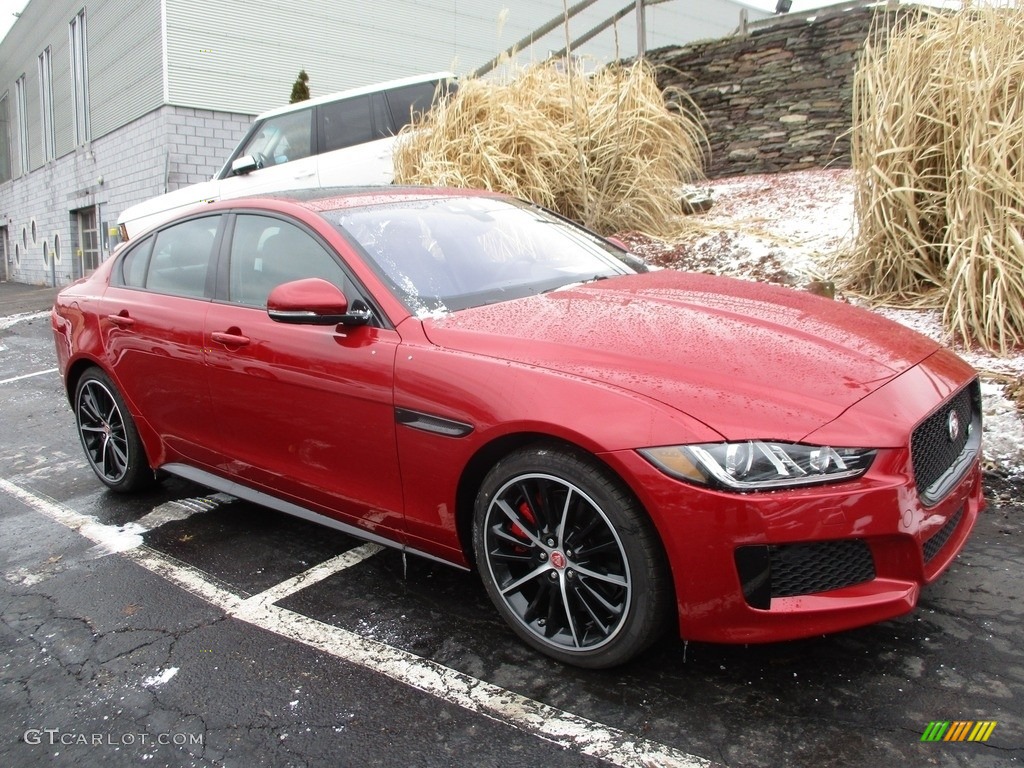 2018 XE S AWD - Firenze Red Metallic / Ebony photo #1