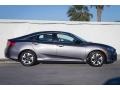 Modern Steel Metallic 2018 Honda Civic LX Sedan Exterior