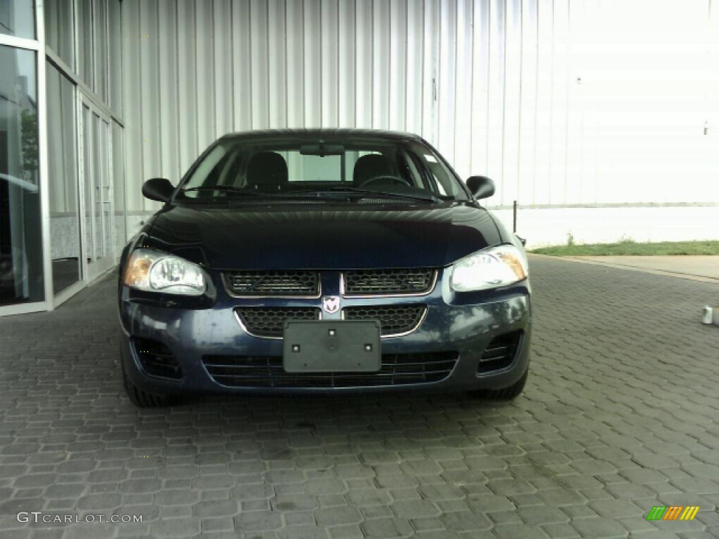 2006 Stratus SXT Sedan - Midnight Blue Pearl / Dark Slate Grey photo #2