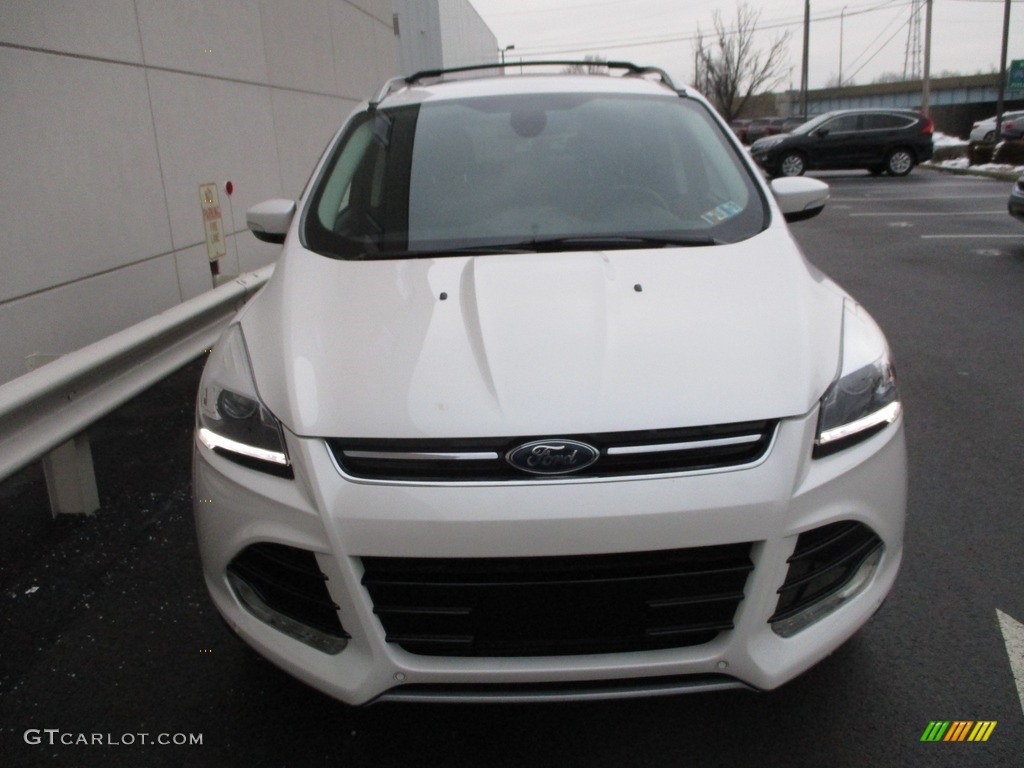 2014 Escape Titanium 2.0L EcoBoost 4WD - White Platinum / Charcoal Black photo #9