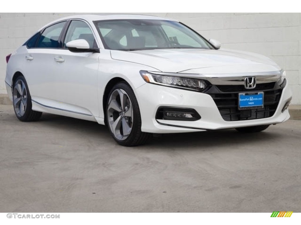 2018 Accord Touring Sedan - White Orchid Pearl / Ivory photo #1