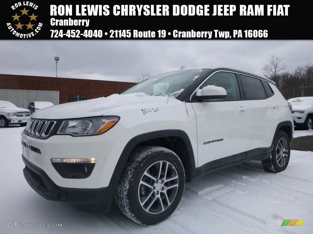 White Jeep Compass