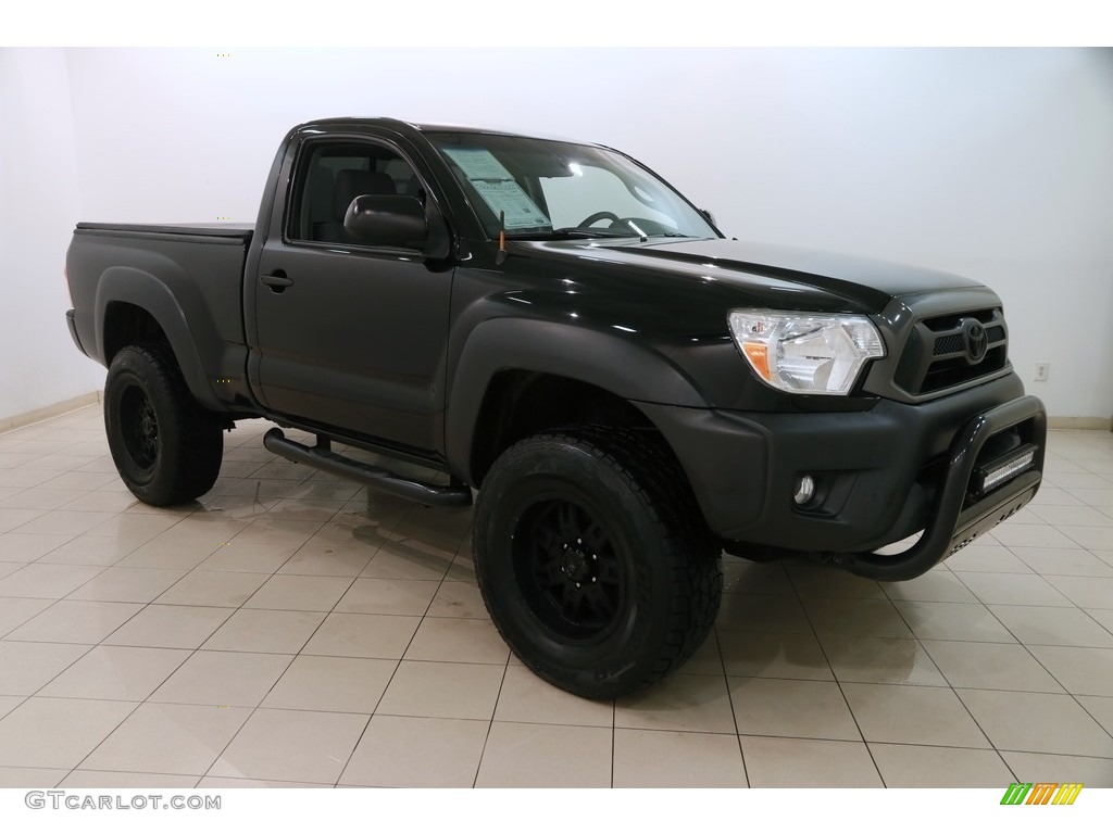 2012 Tacoma Regular Cab 4x4 - Black / Graphite photo #1