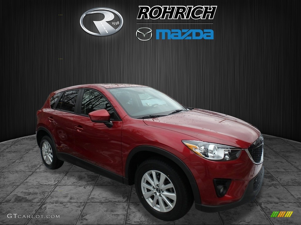 2013 CX-5 Touring AWD - Zeal Red Mica / Black photo #1