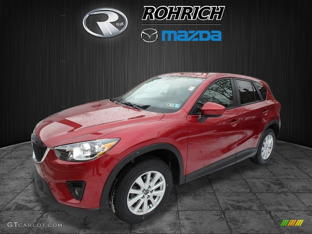 2013 CX-5 Touring AWD - Zeal Red Mica / Black photo #3