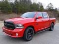 2018 Flame Red Ram 1500 Sport Crew Cab 4x4  photo #2