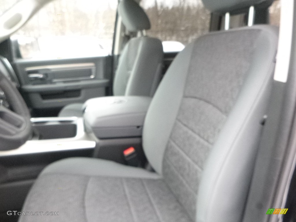 2018 1500 Big Horn Crew Cab 4x4 - Brilliant Black Crystal Pearl / Black/Diesel Gray photo #14