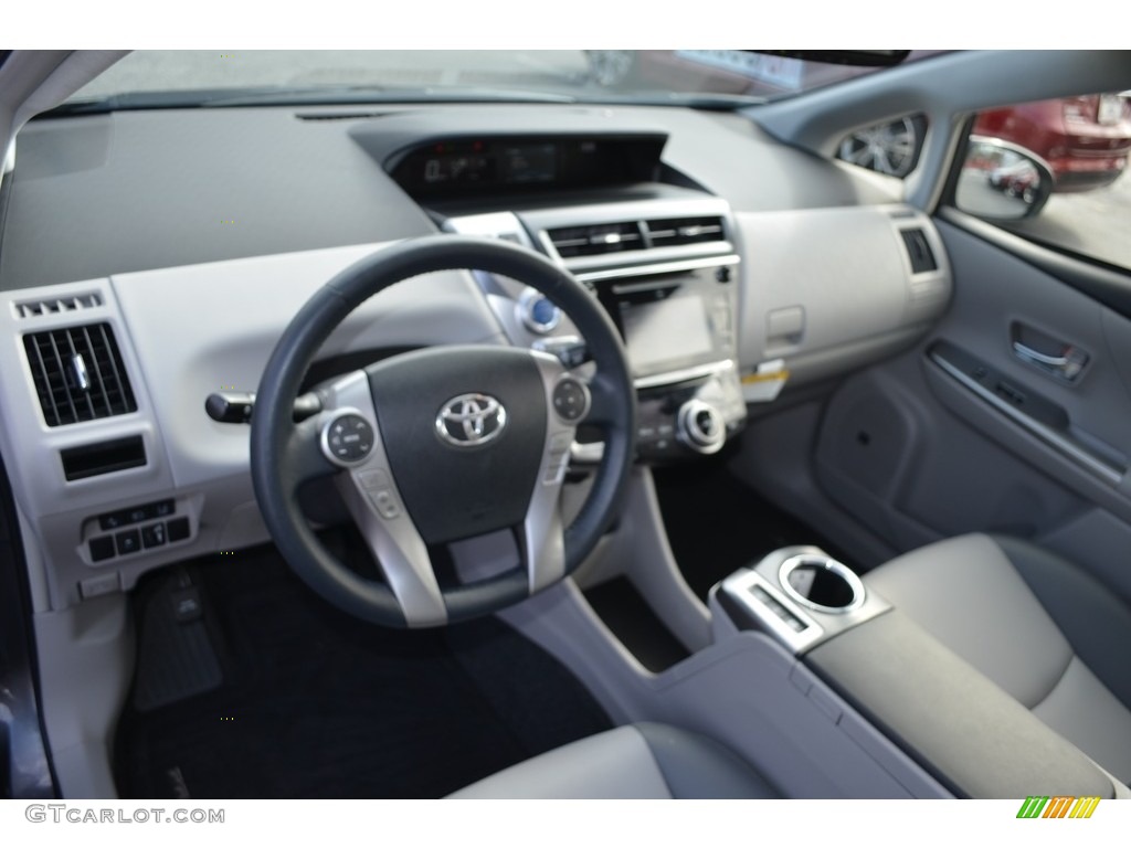 2016 Prius v Five - Magnetic Gray Metallic / Ash photo #11