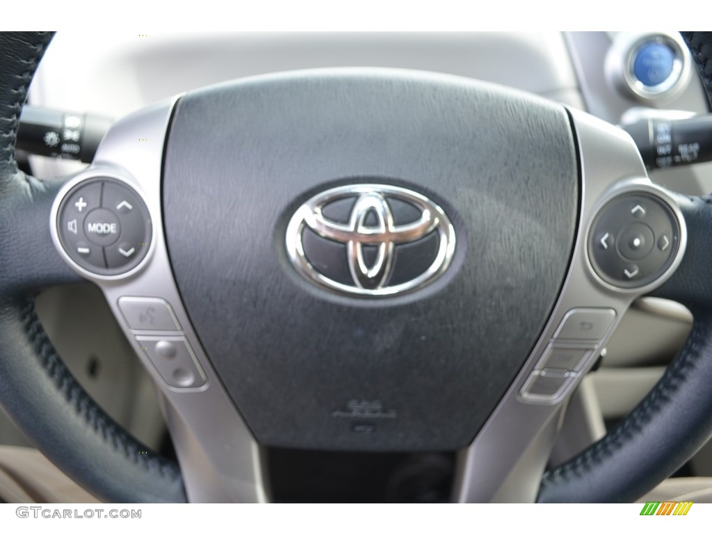 2016 Prius v Five - Magnetic Gray Metallic / Ash photo #25