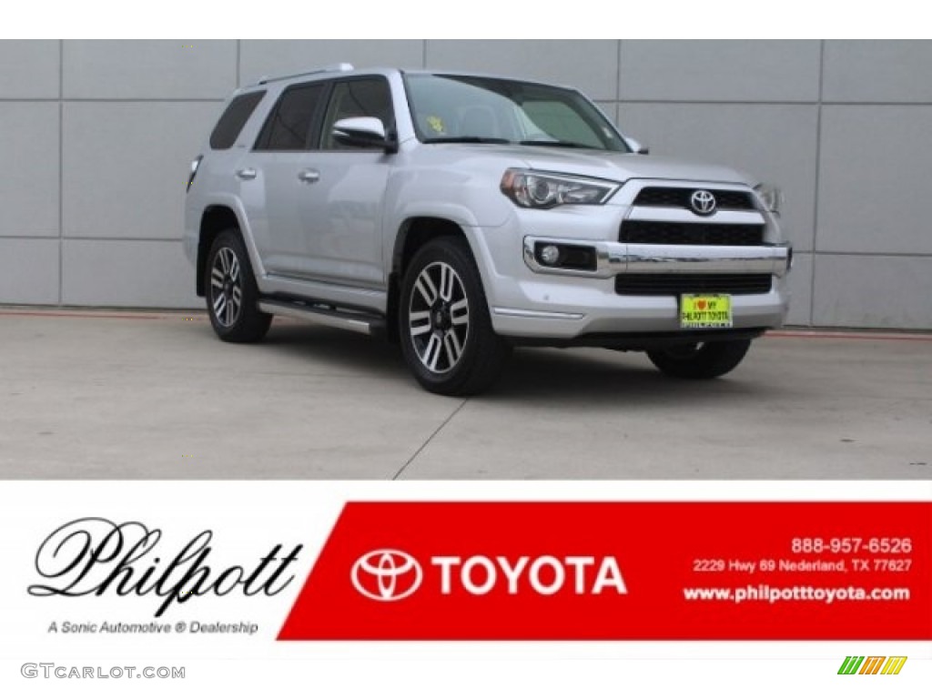 2015 4Runner Limited 4x4 - Classic Silver Metallic / Black photo #1