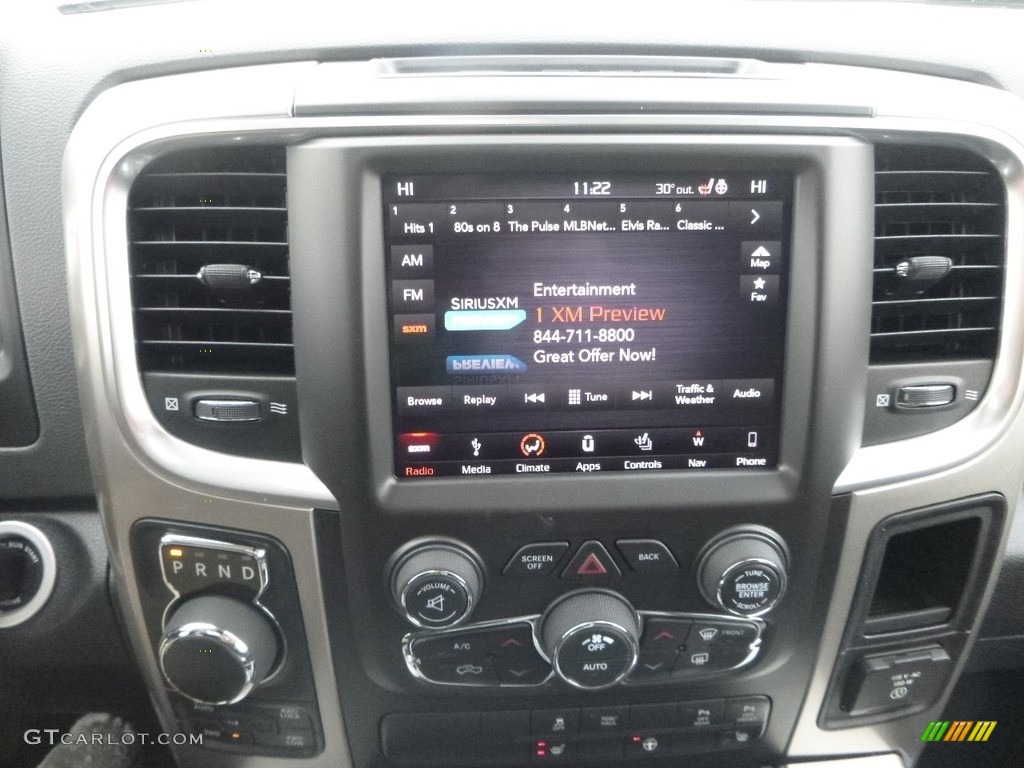 2018 1500 Big Horn Crew Cab 4x4 - Maximum Steel Metallic / Black/Diesel Gray photo #16