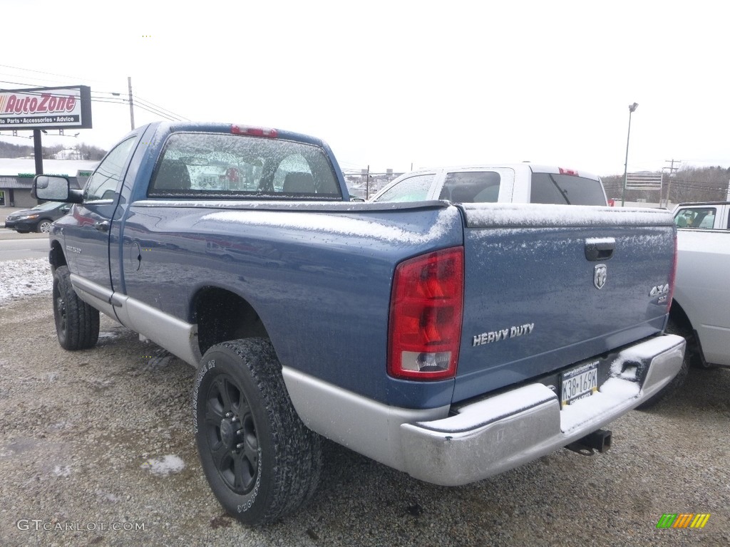 2006 Ram 2500 ST Regular Cab 4x4 - Patriot Blue Pearl / Medium Slate Gray photo #4