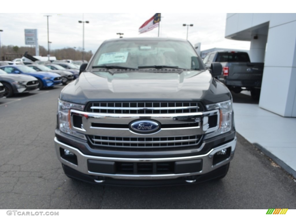 2018 F150 XLT SuperCab 4x4 - Magnetic / Earth Gray photo #4