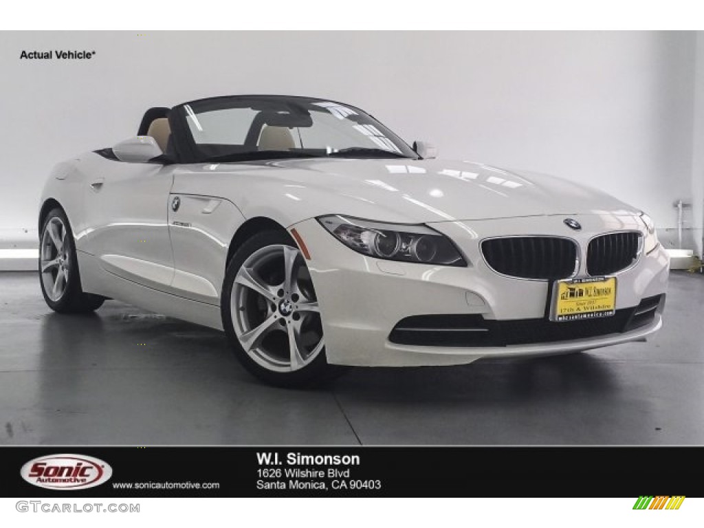 2012 Z4 sDrive28i - Alpine White / Beige photo #1
