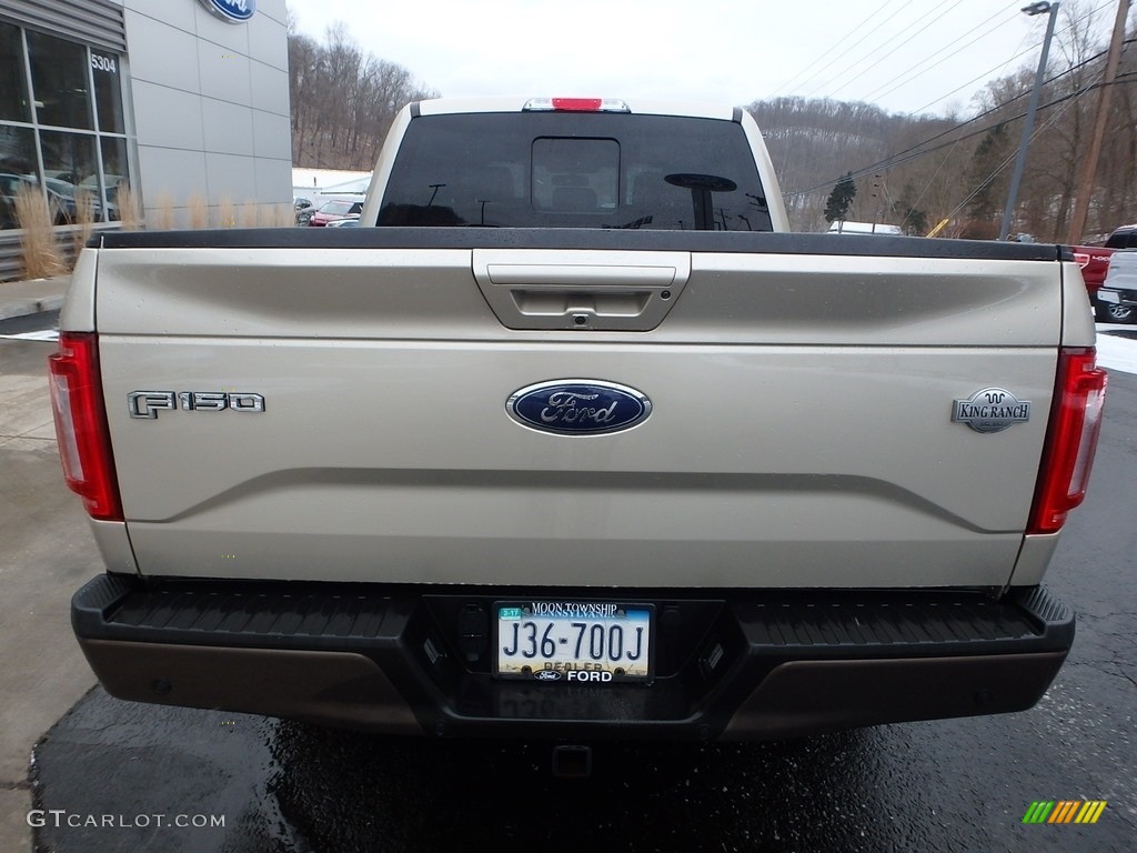 2017 F150 King Ranch SuperCrew 4x4 - White Gold / King Ranch Java photo #3