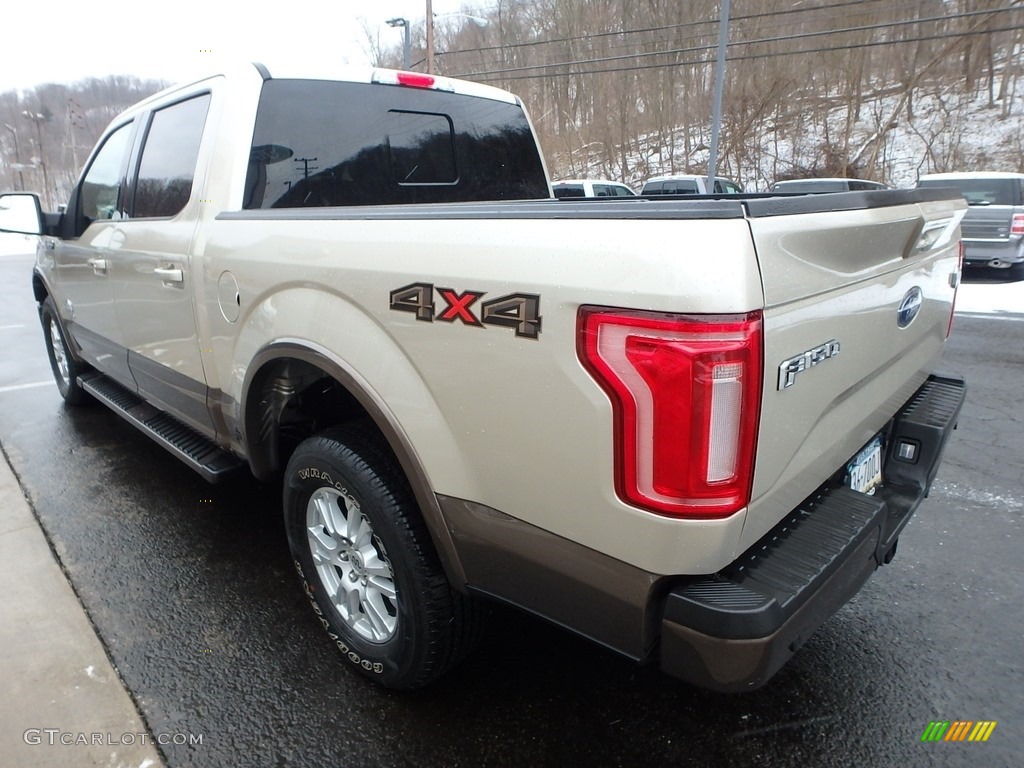 2017 F150 King Ranch SuperCrew 4x4 - White Gold / King Ranch Java photo #4