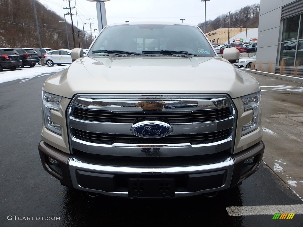 2017 F150 King Ranch SuperCrew 4x4 - White Gold / King Ranch Java photo #7