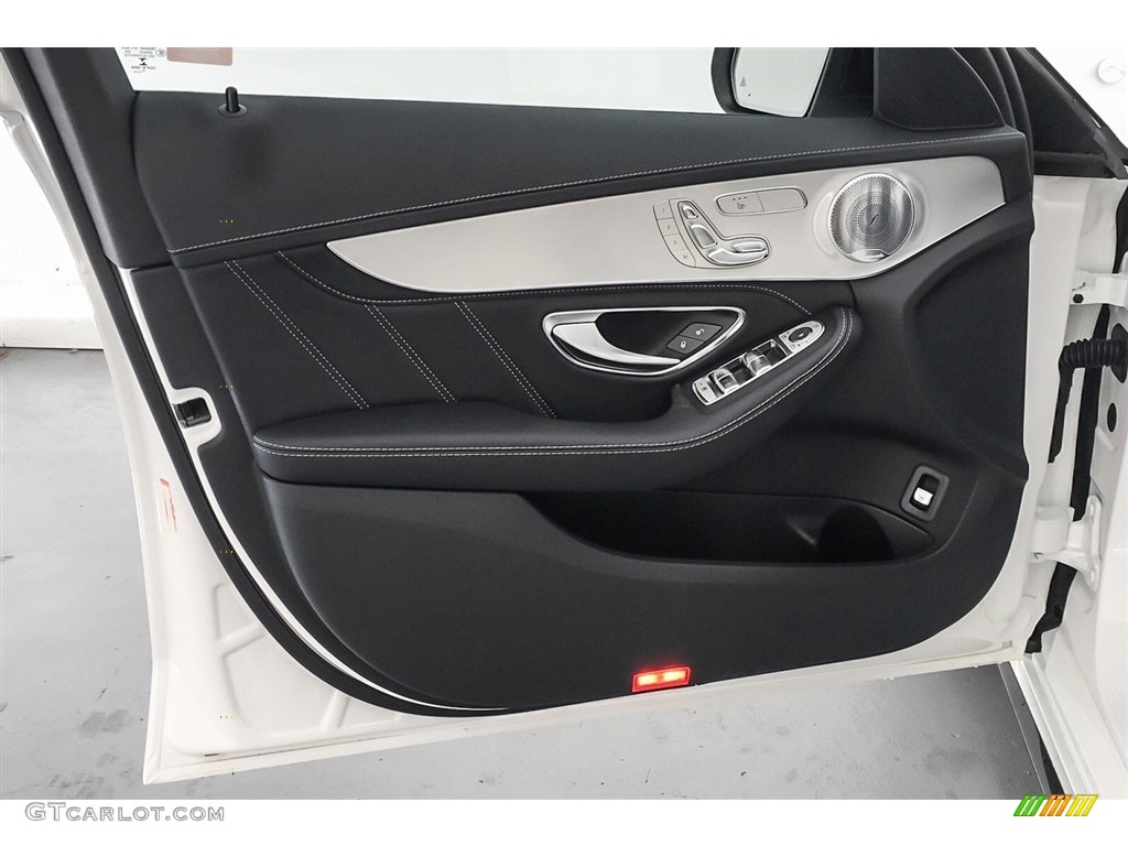 2018 Mercedes-Benz C 63 AMG Sedan Black Door Panel Photo #125315763